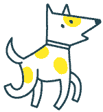 Custard digging a hole